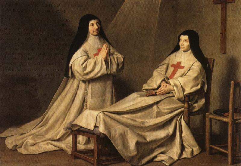 Philippe de Champaigne Mother Catherine Agnes and Sister Catherine Sainte-Suzanne oil painting image
